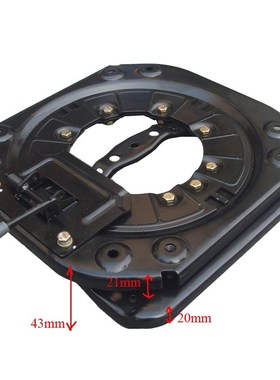 Heavy-duty swivel with 4-way car seats turntables bus RV cha