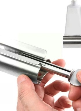 1PC Steel Rolling Toothpaste Squeezer Roller Metal Paste Dis