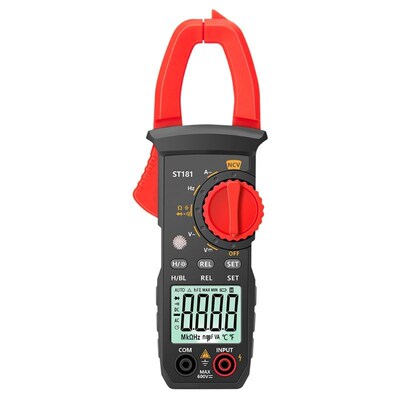 ST181 Digital Clamp Meter 4000 Counts Ammeter Voltage Tester