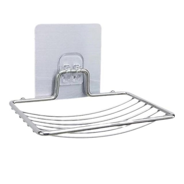 Steel Soap Dish Bathroom Storage Organizer Soap Rack Plate B