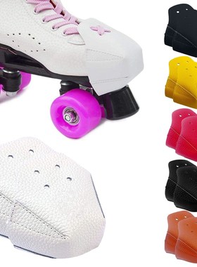Roller Skates Skating Shoes Cover Leather Toe Cap Roller
