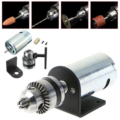 Mini+Hand+Drill+DIY+Lathe+Press+555+Motor+w/+1/8