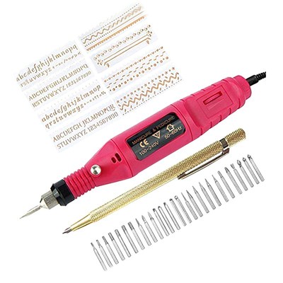 Electric Micro-Engraver Pen Mini Diy Engraving Tool Kit For