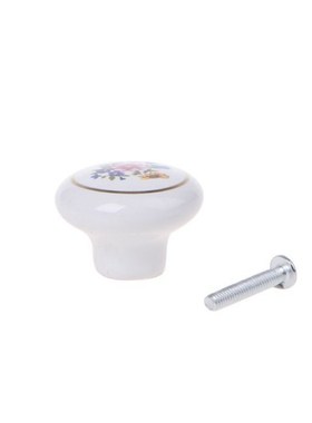 Ceramic Kitchen Door Knobs Cabinet Drawer Cupboard Locker Pu
