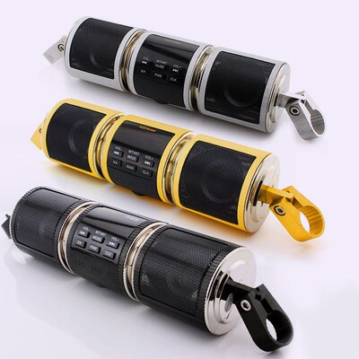 Universal Motorcycle MP3 Player Speaker FM BT Radio Audio