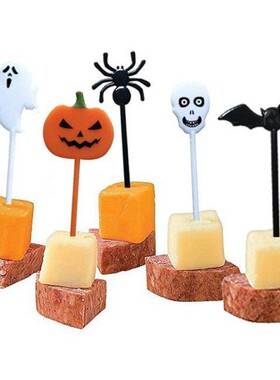 10pcs/set Children  Cartoon Cake Dessert Pick Toothpick Lunc