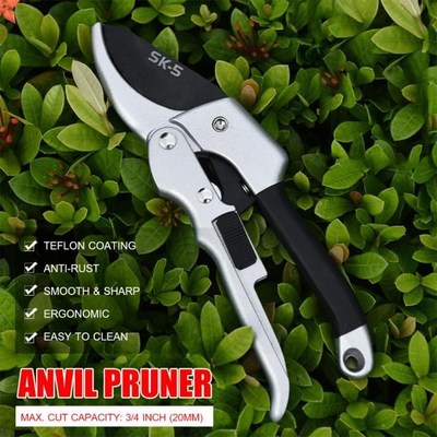 Anvil Pruner Hand Pruning Shears Branch Trimmer Tree Limb Cu
