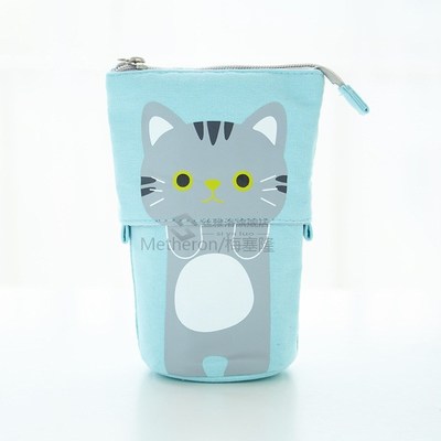 Cartoon Pencil Case Box Cute Telescopic Pencil Bag Stationer