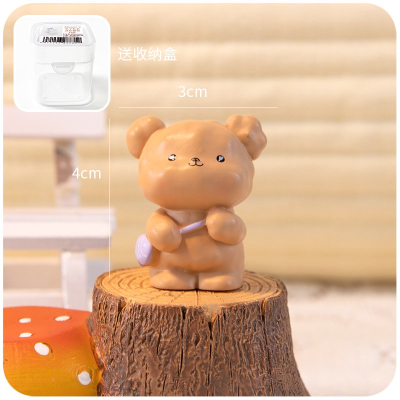 Department of resin furnishing articles bear cute ins