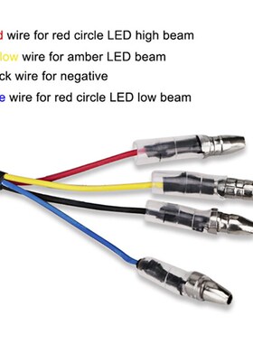 Motorcycle Bike LED Amber+red Turn Signal Blinker Light Indi