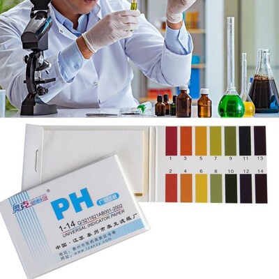 PH Test Strip Aquarium Pond Water Testing PH Litmus Paper Fu