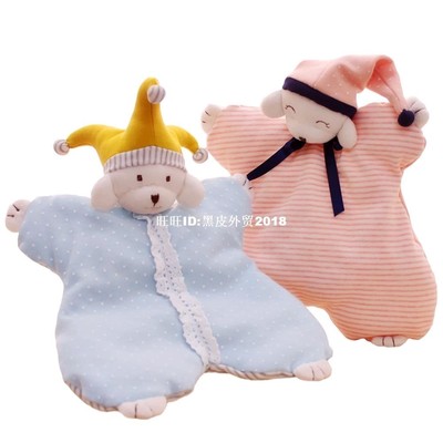 Baby Plush Puppy Security Blanket Snuggle Comfort Gif