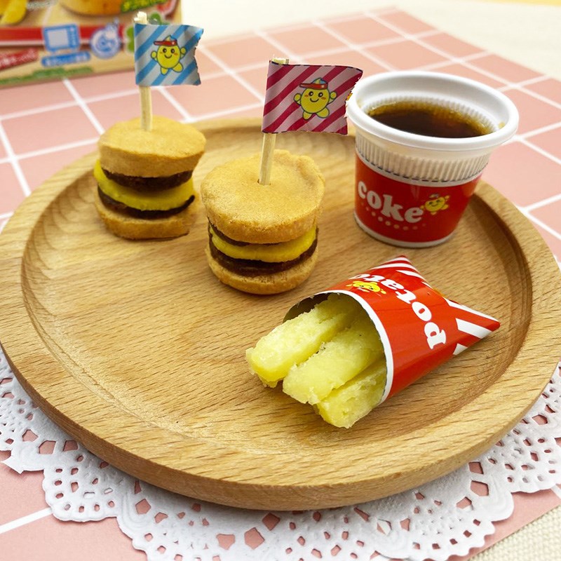 Japanese chief edible food play xiaoling DIY craft with toy