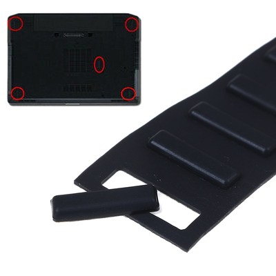 5 PCS Rubber Feet Foot applies to Dell Latitude E6420 E6430