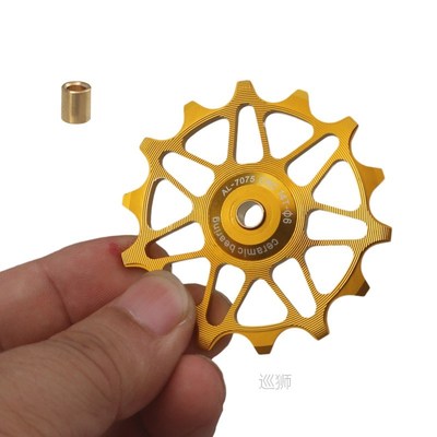 Road Bike Ceramic Pulley Rear Derailleur 12T 14T 16T Guide M