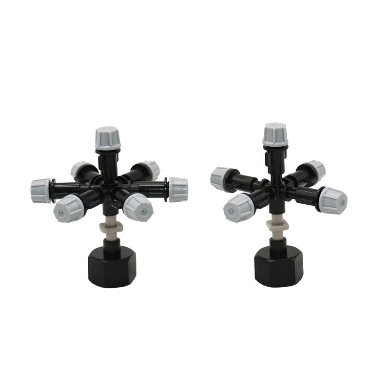 Female 1/2 Atomization 5-way 7-way Grey Nozzle  Misting Fog