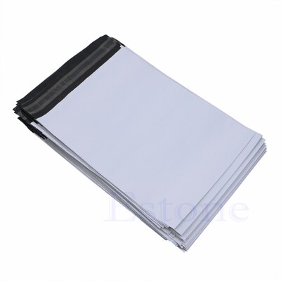 100Pcs 20*34cm Poly Mailer Plastic Shipping Mailing Bags Env