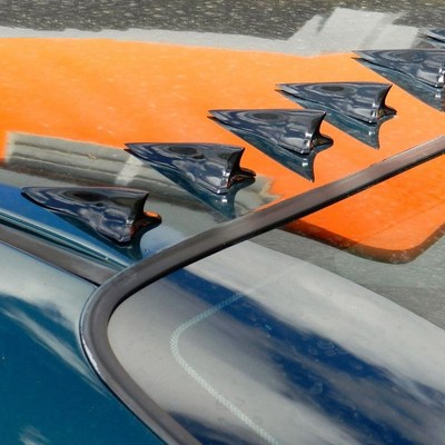 10PCS Universal Shark Fin Diffuser Vortex Generator Car Wing