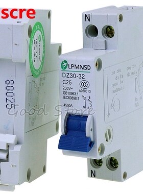 1PCS DPN DZ30-32 1P+N 25A 220V 230V 50HZ 60HZ Mini Circuit b