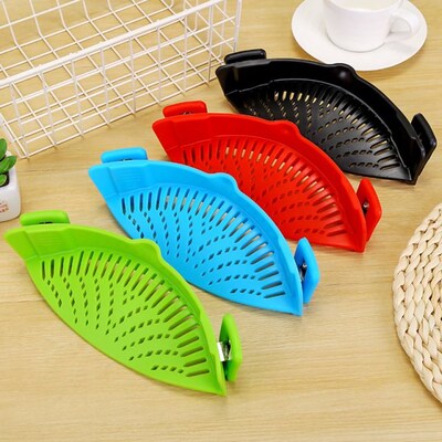 Kitchen Anti Spill Rice Fruit Vegetable Wash Colanders Kitch