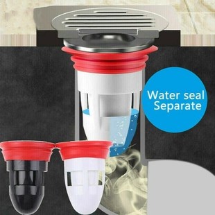 Floor Drain Cover Toilet Deodorant Plug Trap Sewer Odor Sili