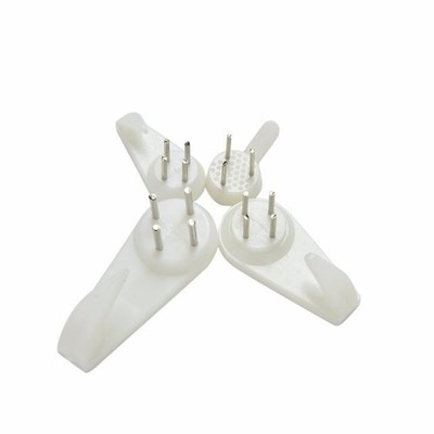 20PCS Plastic White Hard Picture Frame Wall Hooks Photos Mir