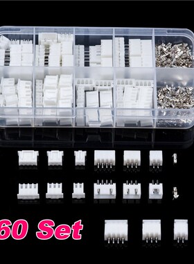 60 Set/180pcs  2.54mm JXT-XH 2-4 Pins Jumper Pin Wire Connec