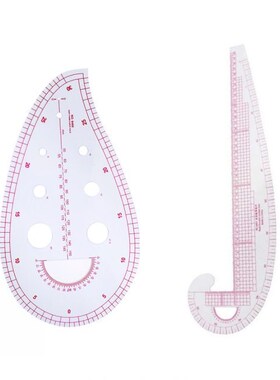 Curve Ruler French Metric Clothing Design Neckline Armhole S