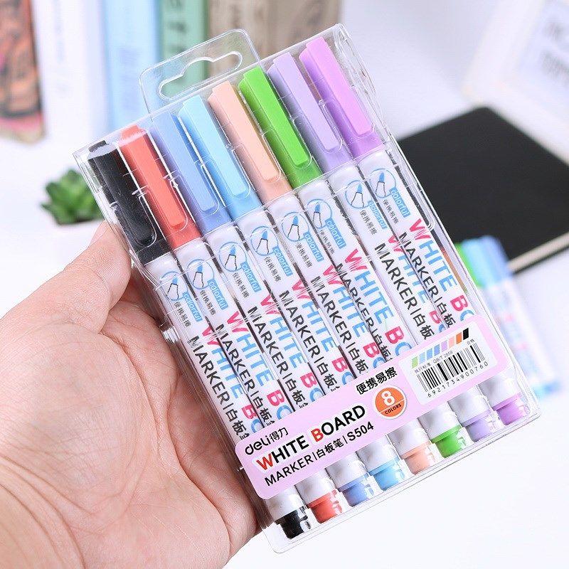 12 color white board marker set erasable whiteboard pen for