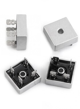 10 PCS 50A 1000V Metal Case Single Phases Diode Bridge Recti