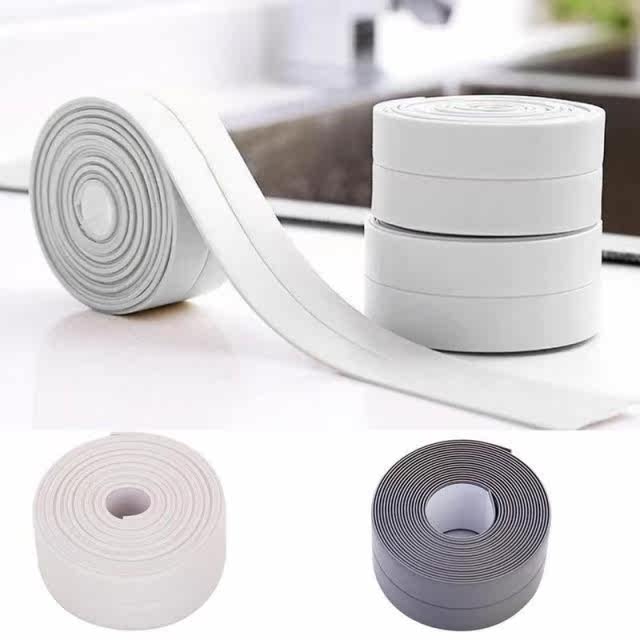 sealing strip tape bathroom shower sink bath caulk tape whit