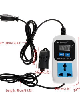 Digital Humidity Controller Hygrostat Moisture Control Switc