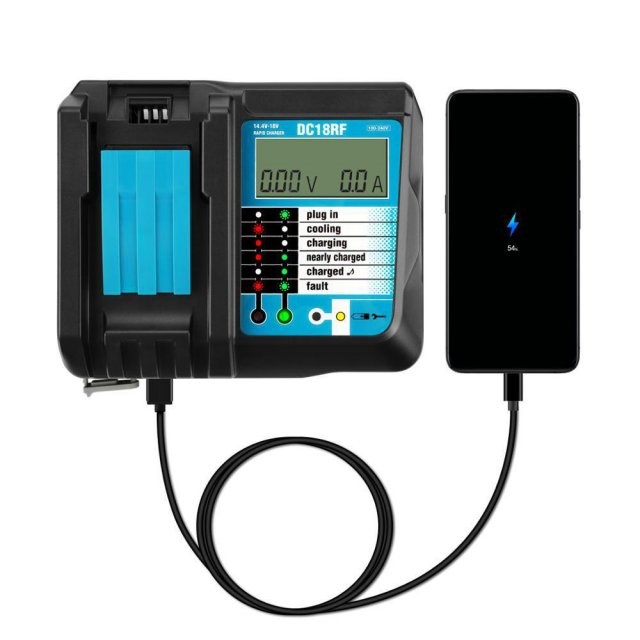 DC18RF Rapid Charger Replacement Power Tools Lithium-ion Cha