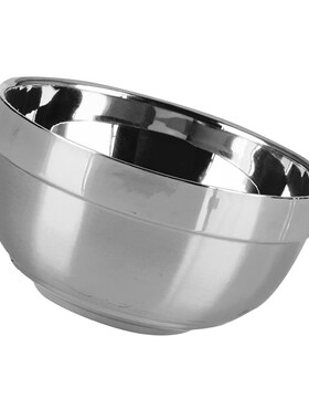 Double Wall Stainless Steel Cereal Rice Salad Soup Side Bowl