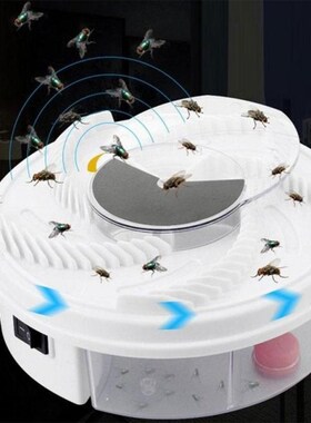 USB Electric Fly Trap Revolving Fly Destroyer Trap Table Foo