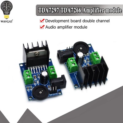 HIFI Audio Board Two Channel TDA7266 TDA7297 Operational Aud
