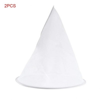2 Pieces Nylon Fiber Honey Strainer Filter Net Impurity Filt