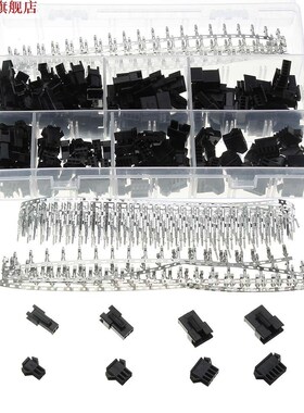560pcs 2.54MM Pin Black Way Cable Plug Electrical Dupont Con
