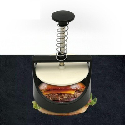 Kitchen Plastic Stuffed Burger Press Sliders Patty Mold Meat
