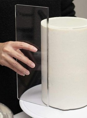 Transparent Cream Scraper Acrylic Icing Frosting Butter Cake