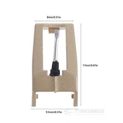 Turntable Stylus,2PCS LP Turntable Phonograph Diamond Stylus