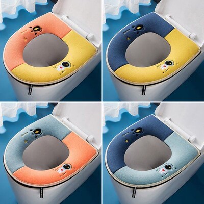 O-Shaped Closestool Seat Winter Warm Comfortable Toilet Cove