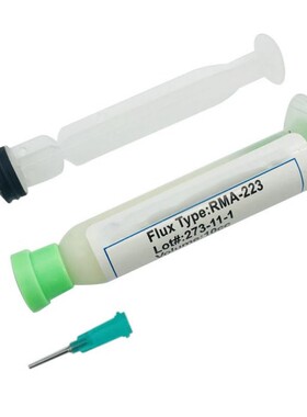 1 Set Syringe Solder Paste Flux Grease Repair Solde RMA-223