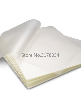 50PCS/lot A4 Thermal Laminating Film PET Plastic Laminator S