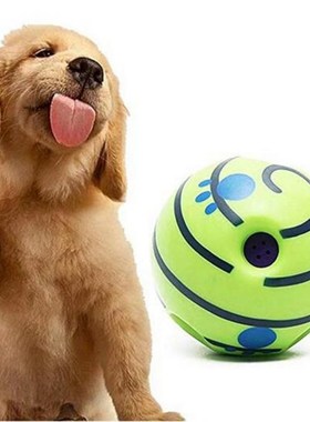 Wobble Wag Giggle Ball Dog Sound Play Fetching Ball Pet Jump