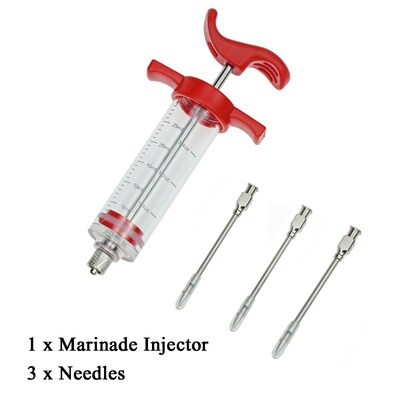 Hot Selling BBQ Meat Syringe Marinade Injector Turkey Chicke
