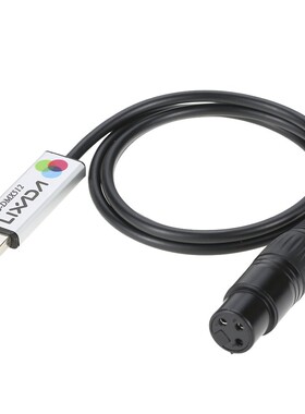2020 New Professional USB to DMX Interface Adapter LEDs DMX5
