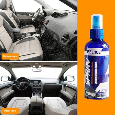 30ML Car Plastic Part Restorative agent Interior Wax Retread
