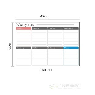 A3 Magnetic Whiteboard Monthly Plan Whiteboard Refrigerator