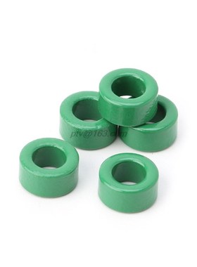 10Pcs Inductor Coils Green Toroid Ferrite Cores anti-interfe